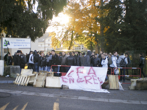 grève dapprentis au CFA dArches 