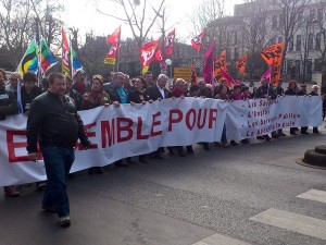 Manifestation parisienne